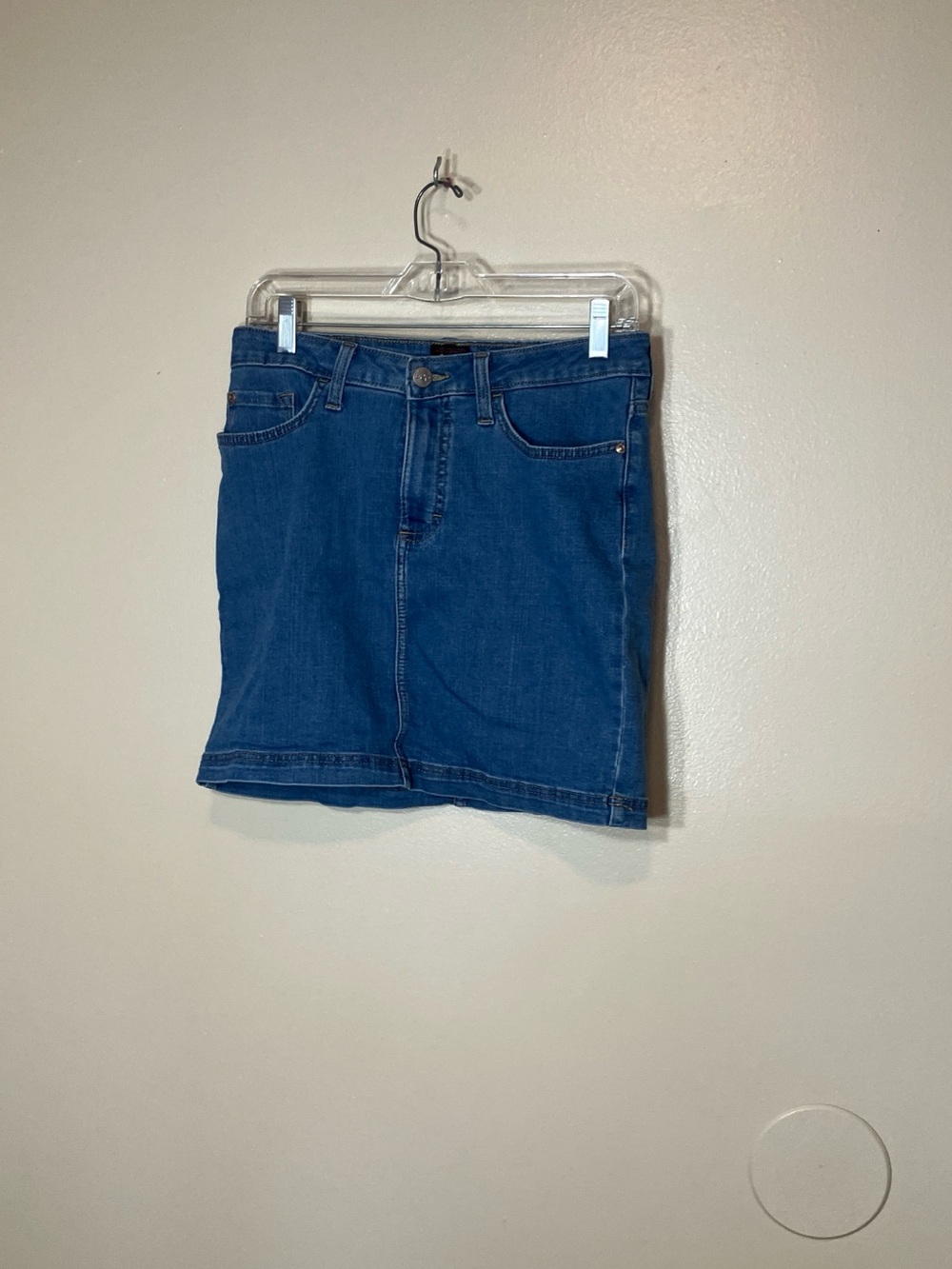 Lee Blue Denim Mini Skirt